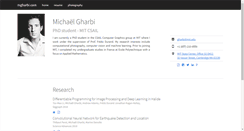 Desktop Screenshot of mgharbi.com